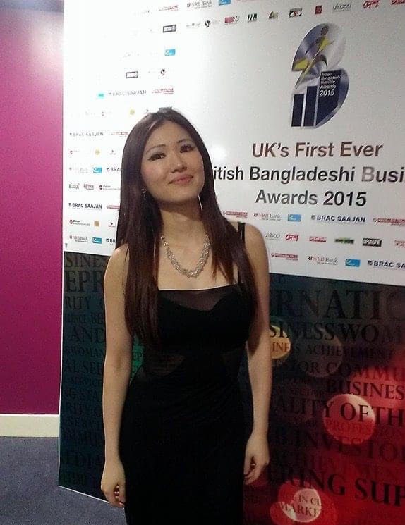 Violinist Kiki Chen performs at Uk British Bangladesh business award